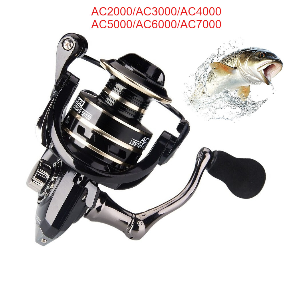 Metal Spinning Fishing Reel 5.2:1 Freshwater Saltwater 12BB 