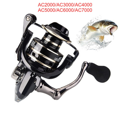 Metal Spinning Fishing Reel 5.2:1 Freshwater Saltwater 12BB Left Right Hand Reel