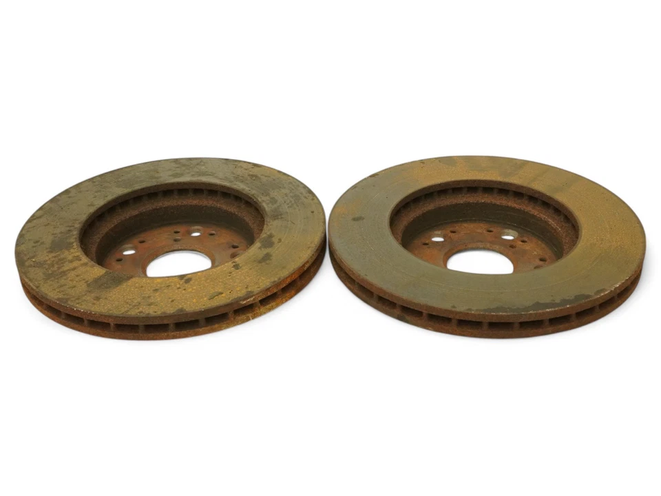 90 Lexus Ls400 Xf10 Rwd 4.0 Rotor Brake Disc Front Left Right Lh Rh Set Of 2 Oem Foto 3 de 4