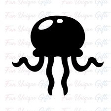Jellyfish Ocean Sea Life Vinyl Decal Choose Size/Color Car Sticker FREE SHIP
