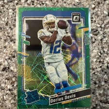 2023 Panini Optic Rated Rookie Green Velocity Prizm - Derius Davis (RC) #264