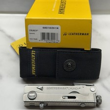 Leatherman Crunch multitool, Snap Button Nylon sheath. Made in USA in 2013