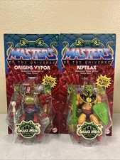 Masters Of The Universe ORIGINS VYPER & REPTILAX Snake Men Figures