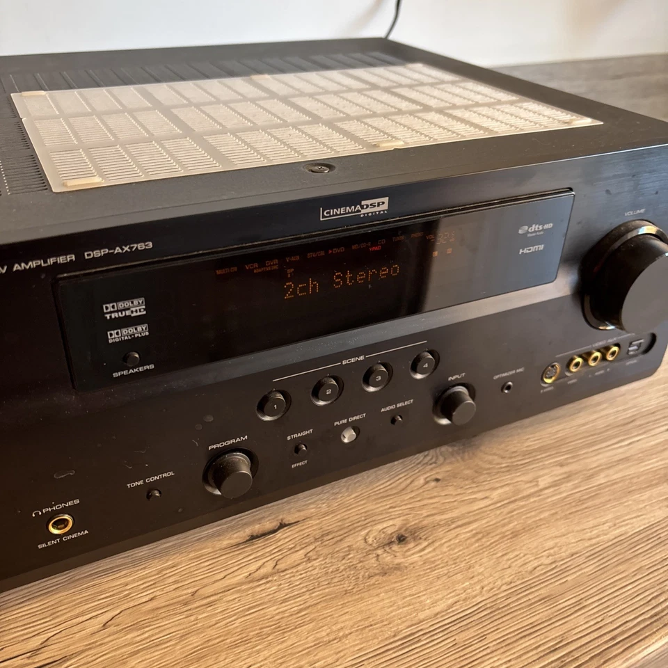 Yamaha DSP-AX763 7.1 Channel HDMI AV Amplifier - Image 4 of 4