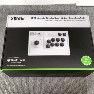 8Bitdo CY-8BDASX-WH Arcade Controller Wireless/USB, Dual Mode Game Stick