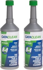 2x Cataclean Petrol Complete Fuel & Exhaust Catalytic Converter Cleaner 500ml