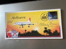 Concorde SEO Anthony Brown signed 2002 Concorde London to Bahrain cover