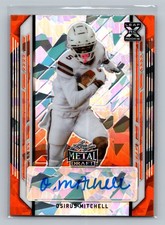 2021 Leaf Metal Draft #BA-OM1 Osirus Mitchell Autographs Crystals Orange #/5