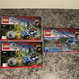 Lego Dino 5882 + 5883 And Jurassic World 75915 + 75916 Near Complete