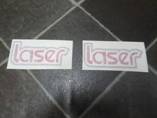 Ford Capri Original Laser Sticker Decals For Front Wings Tailgate Red Silver