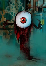 Ivor the All-Seeing Eyeball Monster Animatronic Decor