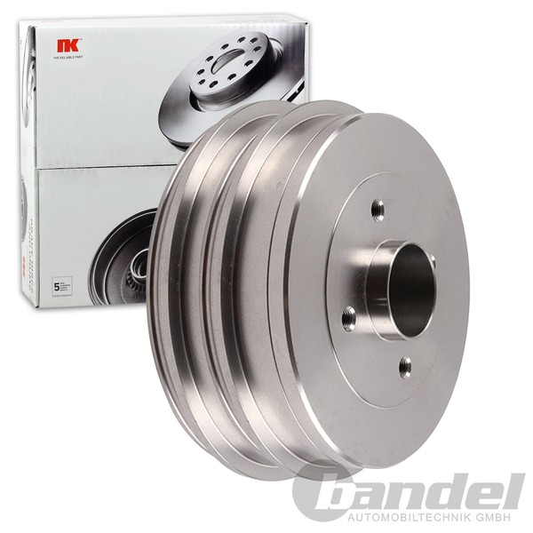 2X NK Ø 203Mm Bremstrommeln Satz Hinten Passend FüR Renault Laguna | 253907-image