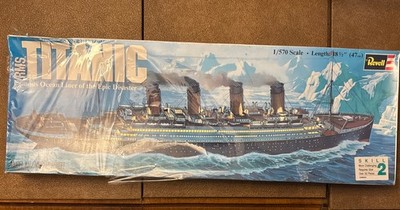 STILL SEALED! VINTAGE 1976 REVELL RMS Titanic 1:570 Model Ship Liner Kit H-445