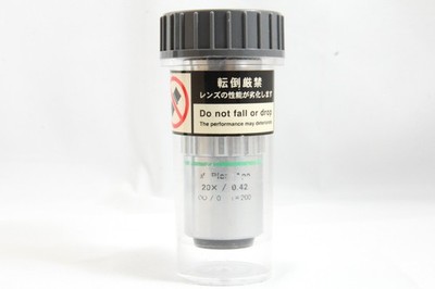 Mitutoyo M Plan Apo 20x 0.42 Infinity / 0 Microscope Objective Lens Tested #5755
