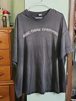 Vtg y2k West Coast Choppers 3xl Flames Distressed Motorcycle Mens T Shirt