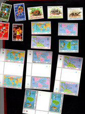 St. Vincent sc#604-10,615-18 #611-14 x3 #614a Souvenir Sheet (1980-1) MNH