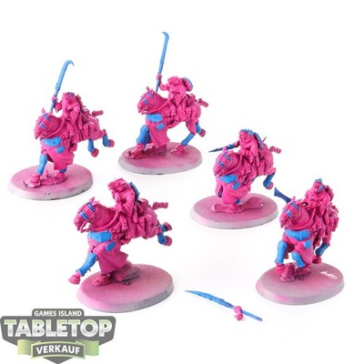 Genestealer Cults - 5 Atalan Jackals (Attilan Rough Riders) - teilweise bemalt