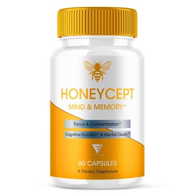 HoneyCept Mind and Memory Supplement, Honey Cept Pills (60 Capsules)