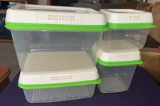 FreshWorks Produce Saver 810, 809, 11.3,  18.1 Rubbermaid Containers