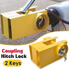 Anhänger Diebstahlsicherung Kastenschloss Kupplungsschloss PKW mit 2X Schloss