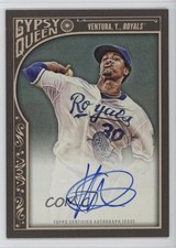 2015 Topps Gypsy Queen Yordano Ventura #GQA-YV Auto 0l2q