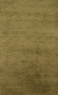 Olive Green Rug 4x6 Handmade Wool Elegant for Contemporary Living Spaces