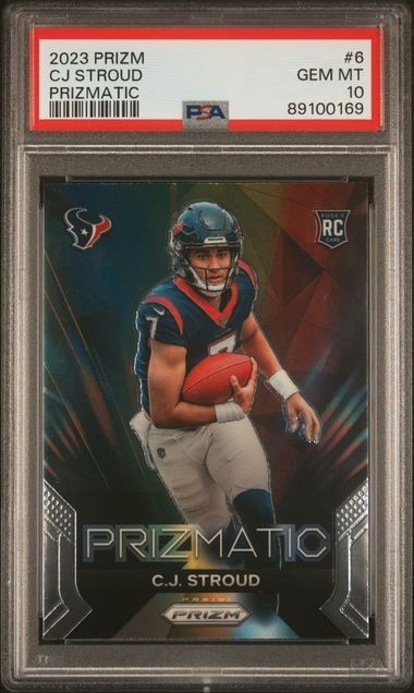 2023 Prizm C.J. Stroud Prizmatic Rookie Card PSA 10 Gem
