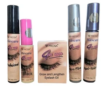 Combo Prosa Oil for Eyelashes + Clasico +Maxi Volume + Profesional + Micro Fiber