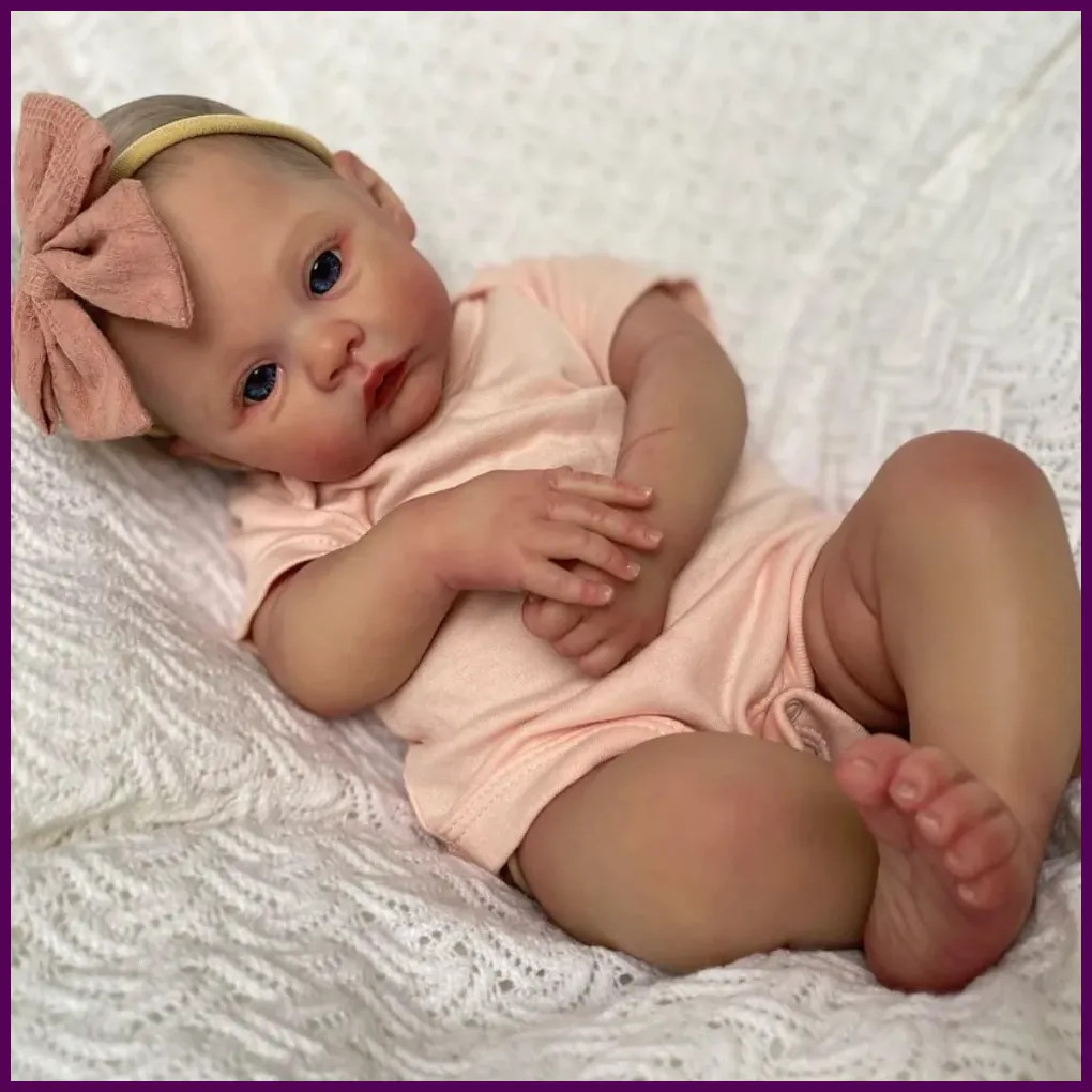 NPK 18inch Reborn Baby Doll Meadow Soft Body 100% handmade 3