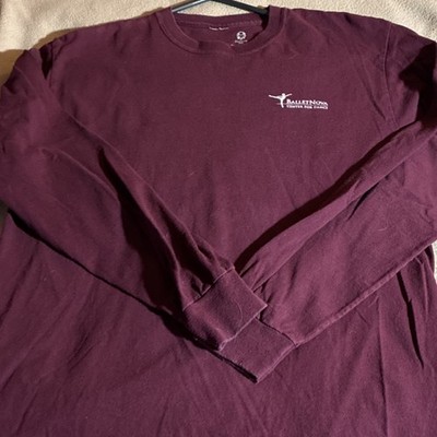 Custom Ink Men's Maroon Cotton Graphic Long Sleeve Nutcracker T-Shirt 2018