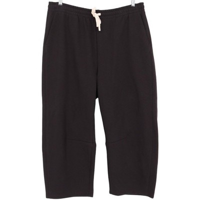 Everlane The Laid Back Sweatpant Size XXL Black Fleece Barrel Sweatpants NWT