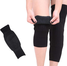 Unisex Cashmere Wool Knee Brace Pads Winter Warm Thermal Knee Warmers Thicken Le