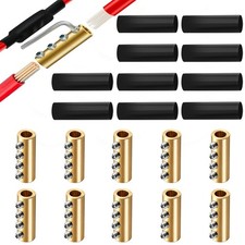 10Pcs 6-10 AWG 6 8 10 Gauge Wire Connector Nut Kit,80Amp Screw Quick Terminal...
