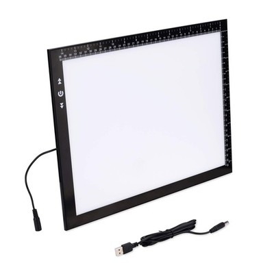B4/A3s Artist tracing Light Box Copy Table,USB Power Dimmerable 6000 Lux Lock...