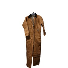BERNE Coveralls M-Tall CAMEL Insulated Work Wear Bibs Coveralls NEW