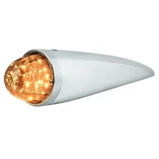 GG Grand Classic Watermelon LED Cab Light with Chrome Amber/Smoke W/ S.s. Bezel