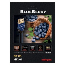AudioQuest BlueBerry HDMI Cable - 1.5 Meter - Brand New - Authorized Dealer