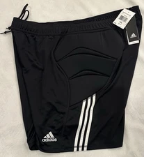 Adidas Tierro13 GK Sho Soccer Goalie Shorts Padded Training Men's 2XL Black NWT