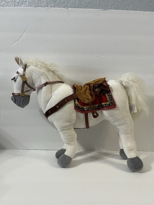Disney Store Maximus White Horse Plush Rapunzel Tangled Medium 14'' Posable Legs