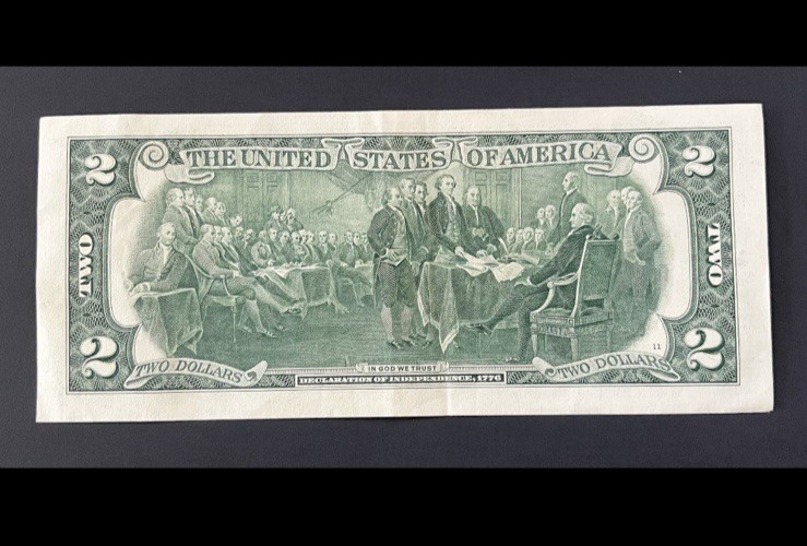 ERROR $2 DLL BILL - INSUFFICIENT INK "2 & 0", OVER INK "8 & 1", 2017A, CIRC.