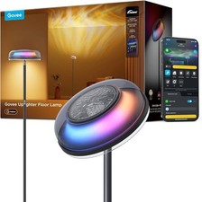 GOVEE Uplighter Floor Lamp Tri-Zone, RGBIC, Warm Cold White, Ripple Pattern