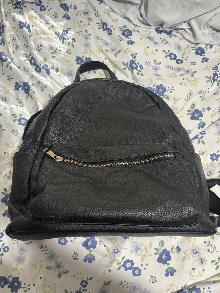 Black Women\'s Backpack with Labeled Front Pockets - Unbranded Amazon.com | Lendolk Black College Backpack For Women Men  main image 4