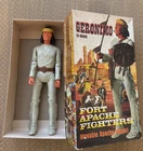 Vintage Marx 1960's 12” Johnny West Geronimo Jointed Western Action Figure USA