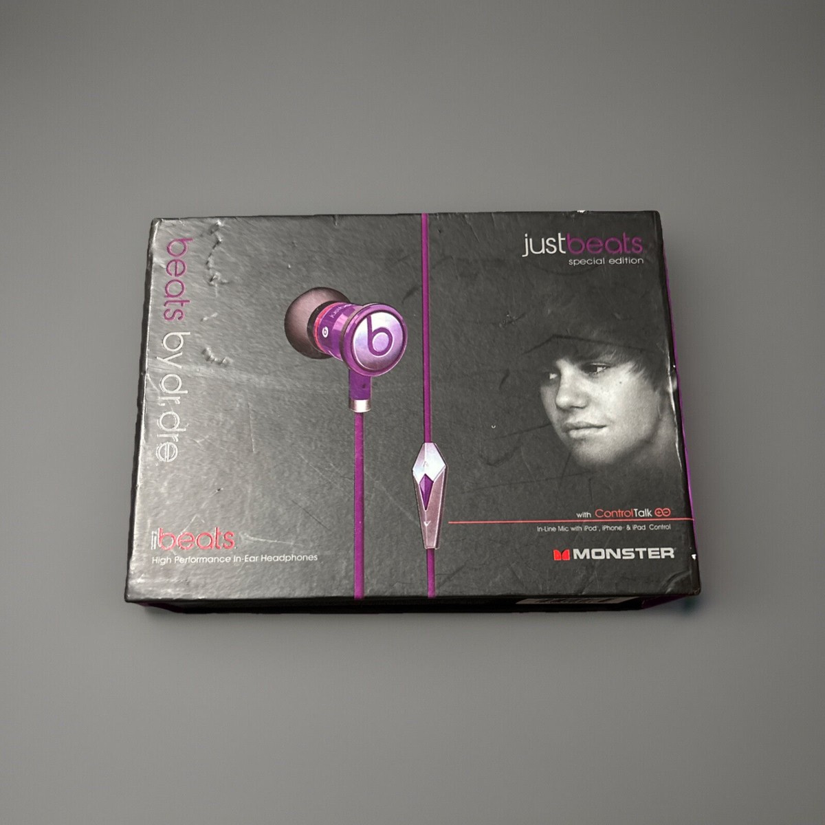 Beats By Dre Just beats Special Edition Purple Earbuds