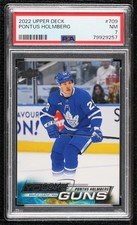 2022-23 Upper Deck Extended Series Young Guns Pontus Holmberg #709 PSA 7 13og