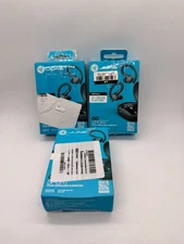 JLab Lot of 3 Go Sport+ - True Wireless Workout Earbuds - Graphite, Teal