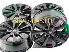 Tesla Model 3 Wheels Satin Black 19 19 Inch Rims Wheel Stiletto 2012 - 2025