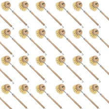 The Original Tampico Vegetable & Dish Wood Brush by LOLA 72 Pk Sustainable