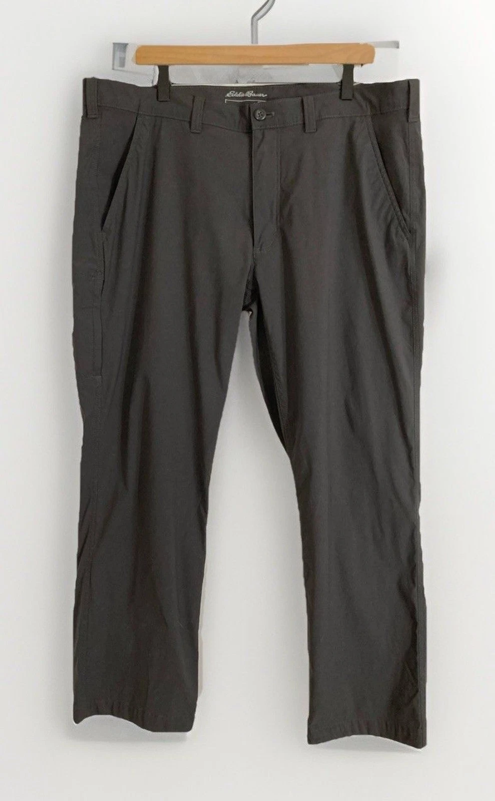 Eddie Bauer Horizon Guide Pants Men’s 40x30 Gray Nylon Hiking Outdoor Chino