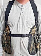 Men's Wolf Mountain Hunting Wear Turkey Vest Mossy Oak Break-up Camo - Lg